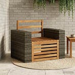 vidaXL Buiten Midden Sofa Naturel, Verzenden, Nieuw