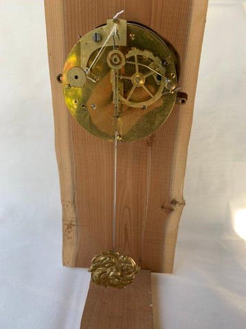 Klok (2) - Messing - Franse pendule uurwerken, Antiek en Kunst