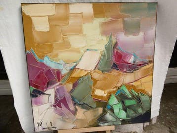 Caroline Mandrafina (XX) - La lumière, Antiquités & Art, Art | Peinture | Moderne
