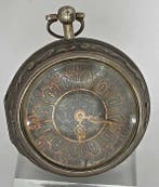 Matringe London - feine Sackuhr - Champlevezifenblatt -, Nieuw
