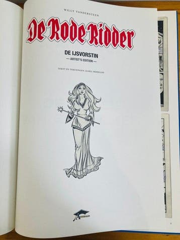 De Rode Ridder - De ijsvorstin - Artists edition - Luxe HC, Nieuw