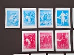 Rwanda 1969 - 49 impressions de couleur progressives de la, Gestempeld