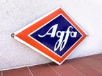 Oude vintage AGFA-fotocamera, film, winkel, reclame -