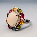 Sans prix de réserve - Bague Bague en argent 925 plaqué or, Nieuw