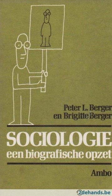 Sociologie - Een biografische opzet 9789026320064, Verzenden, P.L. Berger