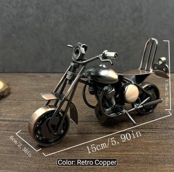 Decoratief ornament - Vintage Iron Motorcycle Model Ornament