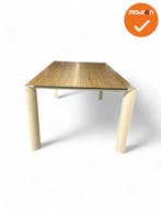 Ahrend vergadertafel - 160x100 - wit onderstel - eiken blad, Vergader- of Presentatieruimte, Ophalen of Verzenden, Gebruikt, Tafel