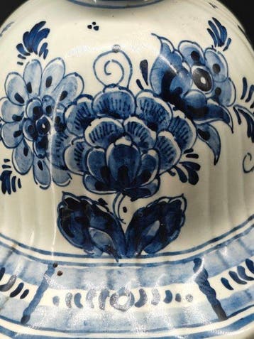 delfts - Vase avec couvercle - 1449 - Faïence de Delft - Pot, Antiquités & Art