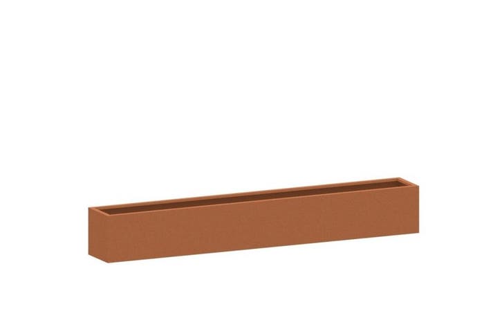Cortenstaal plantenbak 300x60x60cm - Zonder bodem - HTDesign, Tuin en Terras, Bloembakken en Plantenbakken, 60 cm of meer, 100 cm of meer