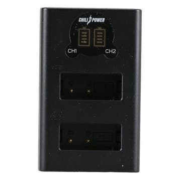 Chilpower LP-E17 Dual acculader met garantie, Audio, Tv en Foto, Ophalen of Verzenden, Gebruikt