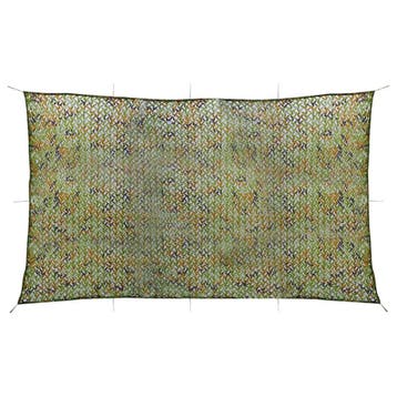 vidaXL Camouflagenet met opbergtas 2x8 m groen, Verzenden, Nieuw