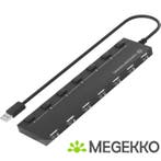 Conceptronic HUBBIES08B interface hub USB 2.0 480 Mbit/s, Verzenden