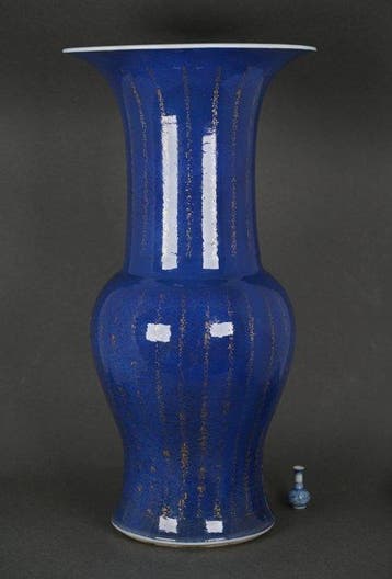 Vase - Porcelaine - Chine - Kangxi (1662–1722) - Palais et, Antiquités & Art