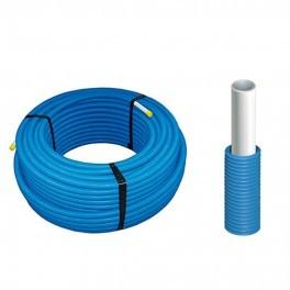Meerlagenbuis 16x2 mm met blauwe mantelbuis voor koud water, Ophalen of Verzenden, Nieuw