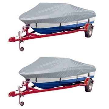 vidaXL Boothoezen 2 st 427-488x229 cm grijs, Watersport en Boten, Verzenden, Nieuw