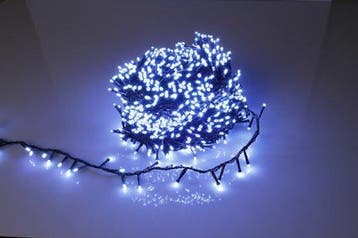 2dekans | Rechte licht LED 16m 750L warm wittegroene draad, Ophalen of Verzenden