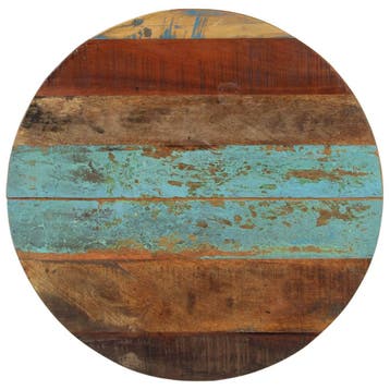 vidaXL Tafelblad rond 15-16 mm 60 cm massief gerecycled hout, Verzenden