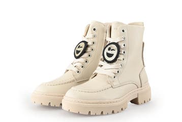 Nubikk Veterboots Meisjes in maat 28 Beige, Kinderen en Baby's, Verzenden, Jongen of Meisje, Nubikk, Schoenen