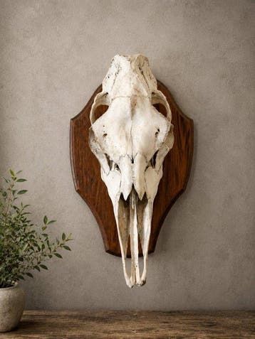 Élan Crâne de mammifère - Alces Alces - 53 cm - 22 cm - 17