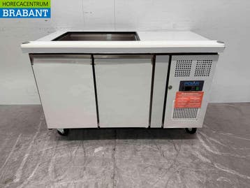 Polar CT393 RVS Koelwerkbank 2 deuren 136 cm 230V Horeca, Ophalen of Verzenden, Nieuw in verpakking