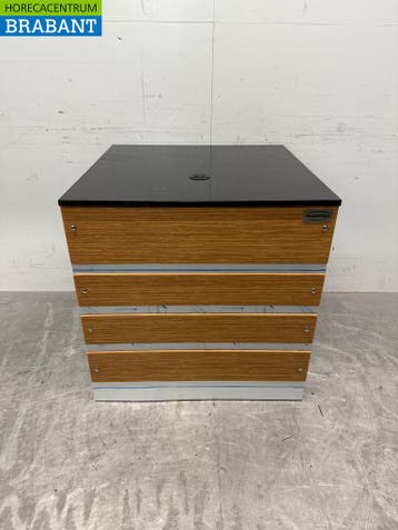 Caisse en acier inoxydable Combisteel 80 x 80 x 82 cm, Articles professionnels, Verzenden