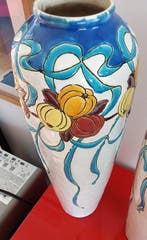 Keramis Boch - Charles Catteau - Vase (2) - Faïence, Antiquités & Art