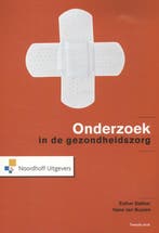 dropship Onderzoek in de gezondheidszorg / Vast Boek /, Verzenden, Zo goed als nieuw, Hans van Buuren