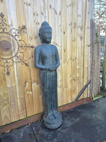 Beeld, XXL Buddha - 191 cm - Gegoten steen / beton - 2026, Antiek en Kunst