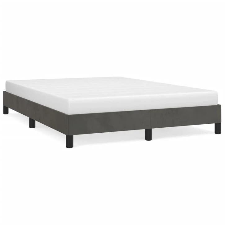 Luxefluf bedframe grijs | Tweede kansje OP = OP, Huis en Inrichting, Slaapkamer | Bedden, Nieuw, Verzenden