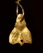 Oude Egypte, Nieuwe rijk Geel goud Hanger