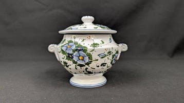 Ceramica Castelli - Dipinto e modellato a mano - Tureen -