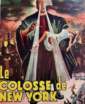 Eugene Lourie - The colossus of New York (1958) - Original