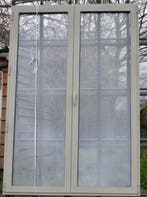 aluminium terrasram  ,  raam  ,  chassis 145 x 215, 75 tot 150 cm, Gebruikt, Deurkozijn, Aluminium