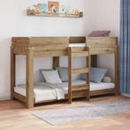 vidaXL Stapeld bed voor kids Artisan Eiken 75 x 190 cm, Huis en Inrichting, Slaapkamer | Bedden, Verzenden, Nieuw