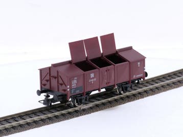 Schaal H0 Roco 56083 goederenwagon met klapdeksel type K2..., Gelijkstroom, Wagon, Ophalen of Verzenden, Zo goed als nieuw
