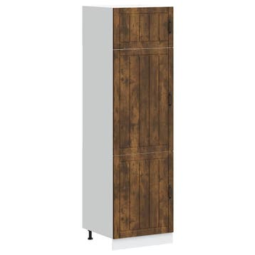 vidaXL Keukenkast Lucca bewerkt hout gerookt eikenkleurig, Verzenden