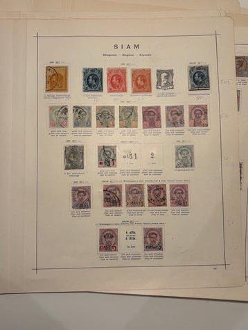 Siam 1883/1933 - Mooie klassieke collectie met vele betere