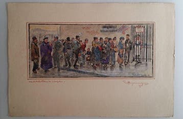Paul Hagemans (1884-1959) - Les accapareurs!, Antiquités & Art