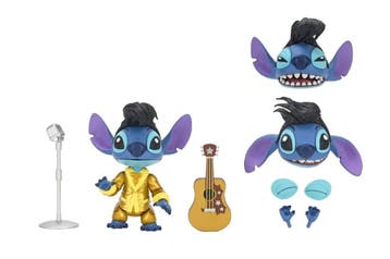 Lilo & Stitch Action Figure Ultimate Gold Suit Elvis Stitch, Collections, Ophalen of Verzenden