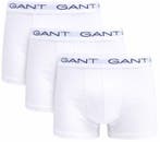 Gant Boxershorts Trunk 3-Pack Wit maat S Heren, Kleding | Heren, Verzenden, Wit, GANT, Boxer
