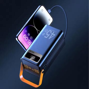 Powerbank 45W PD Snelladen - 50.000mAh - 7 Oplaadpoorten & 2, Verzenden, Nieuw, Stuff Certified®