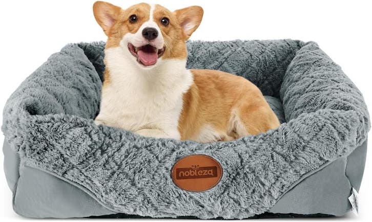 Hondenmand - Hondenkussen - Hondenbed - 60x51 cm - Grijs - N, Animaux & Accessoires, Paniers pour chiens, Envoi