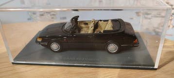 Neo Scale Models 1:43 - Modelauto (2) - Saab 900 Cabrio +, Nieuw