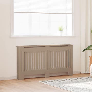 vidaXL Radiator Cover 2 st Sonoma Eiken 152 x 19 x 81,5 cm, Verzenden