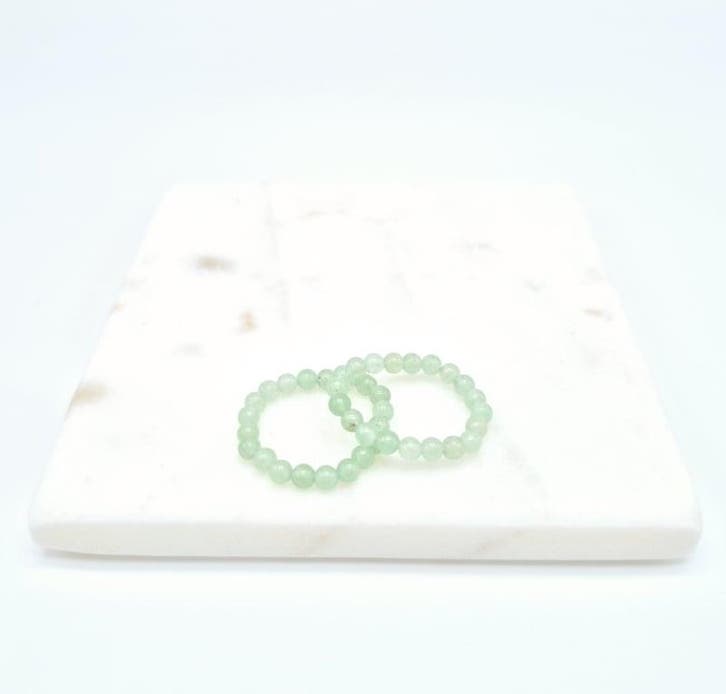 Aventurijn ring, Handtassen en Accessoires, Edelstenen, Ophalen of Verzenden