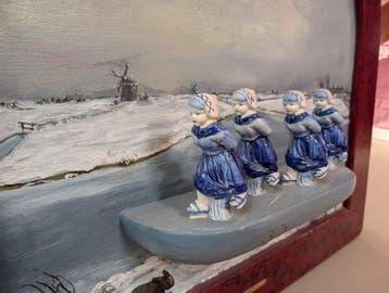 Hans Picard (1950-) - sculptuur, Holland on Ice-1-2000 - 0