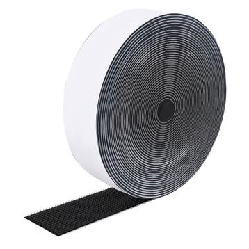 FORTEX klittenband haakdeel zelfklevend 25 meter x 50 mm, Verzenden