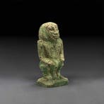 Replica van het oude Egypte Standbeeld van de god Bes met, Antiek en Kunst