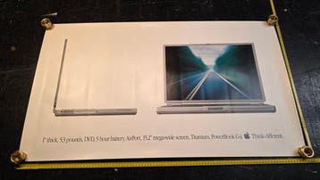 PowerBook G4 Think Different Promotional Poster -