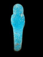 Égypte ancienne Faience Shabti - 6.1 cm (Sans prix de